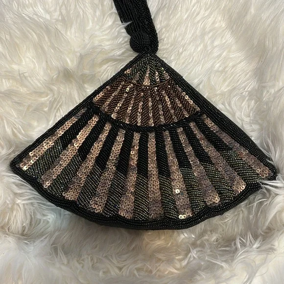 Chic Beaded Fan Clutch by Chico’s - Picture 3 of 11